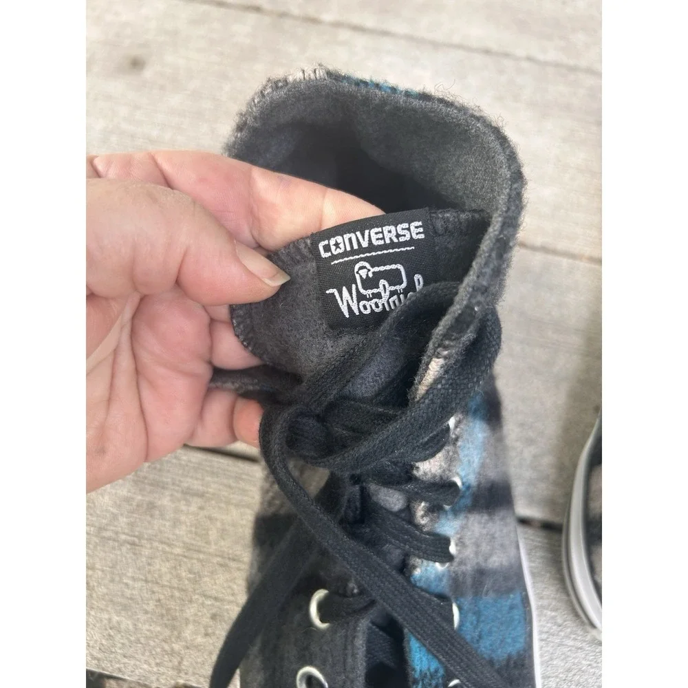 Converse x Woolrich Chuck Taylor All Star High Top Plaid Wool Mens 10 Womens 12